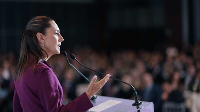 La candidata se reunió con más de 500 empresarios mexicanos