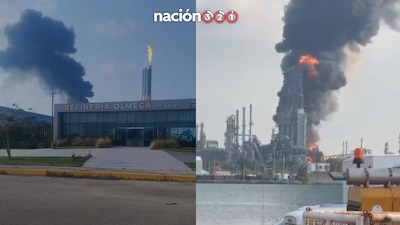 Se registra incendio en Dos Bocas