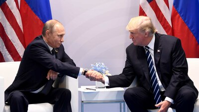 Vladimir Putin y Donald Trump durante si encuentro en el G20