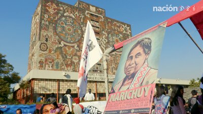 Marichuy, de 53 años, se encuentra en cuarto lugar en la tabla de independientes