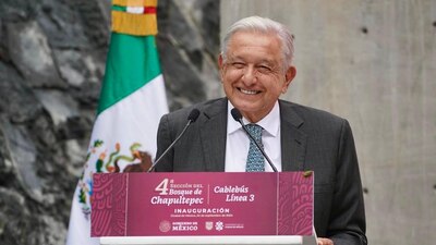 Celebró la inauguración de esta sección de Chapultepec