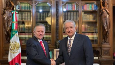 Dijo que tiene buena relación con Zaldívar, pero "ni él ni yo somos súbditos o vasallos"