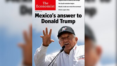 El candidato presidencial apareció en la portada de la revista para el norte y sur de América