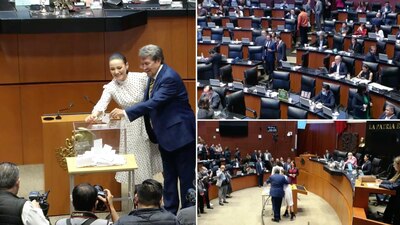 La sesión se dio en medio de una ruptura en los posicionamientos de los grupos parlamentarios de Morena y el PAN