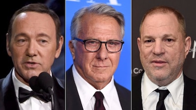 Kevin Spacey, Dustin Hoffman y Harvey Weinstein