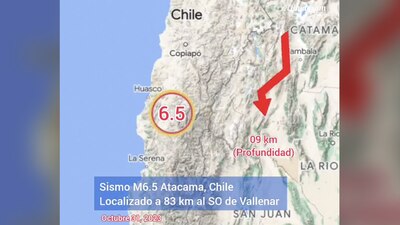 El movimiento se sintió este martes por la mañana
