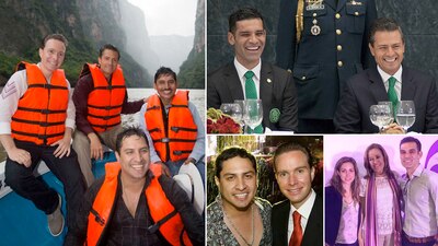 El futbolista y el cantante aparecieron en más de una ocasión con políticos