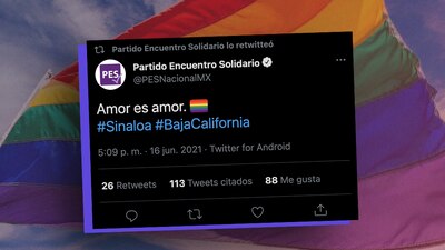 Partido Encuentro Solidario está tuiteando en favor de la comunidad LGBTTTIQ+