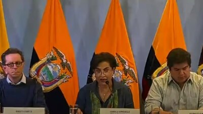 Indicó que, para Ecuador, ningún delincuente puede ser considerado un perseguido político"