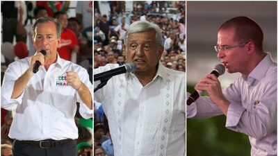 ¿Qué tipo de acusaciones se hacen Meade, AMLO y Anaya? Te contamos