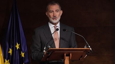 A pesar de la tensión diplomática, el monarca evitó referirse directamente a la situación entre ambos países