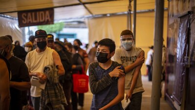 Los adolescentes podrán acudir a 55 puntos de vacunación