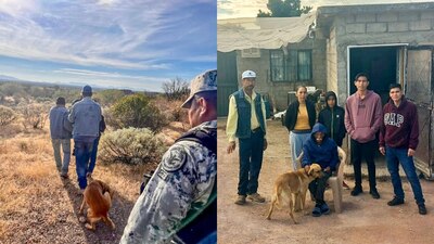 El Palomo logró guiar a los rescatistas al lugar donde halló a Don Goyo, quien estaba desaparecido.