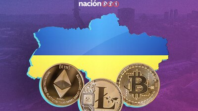 Ucrania ha logrado captar apoyo financiero a través de criptomonedas