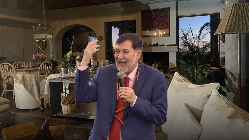 Noroña acepta haber comprado mansión de 12 millones de pesos, en Tepoztlán