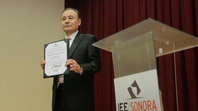 Gobernador electo de Sonora.