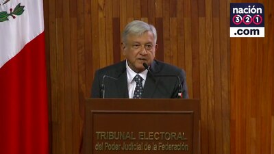 El Tribunal Electoral validó el triunfo del tabasqueño en las pasadas elecciones