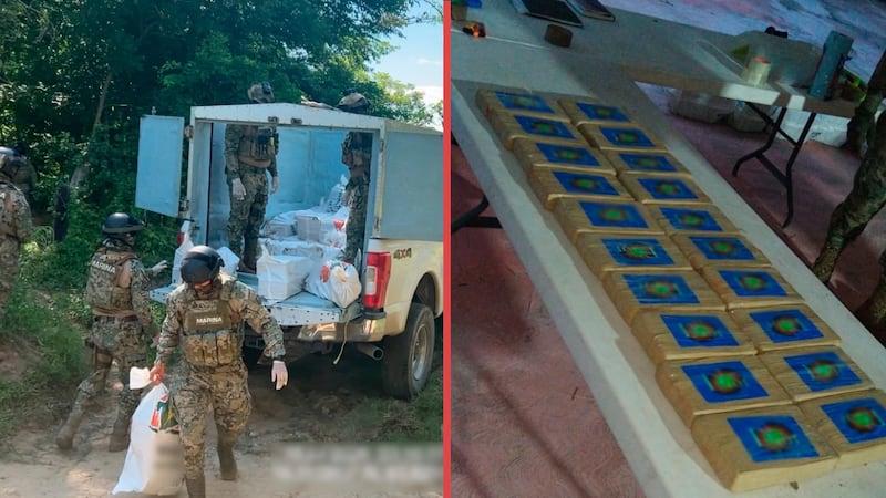 Aseguran más de 800 kilos de presunta cocaína en Chiapas; golpe supera los 181 millones de pesos