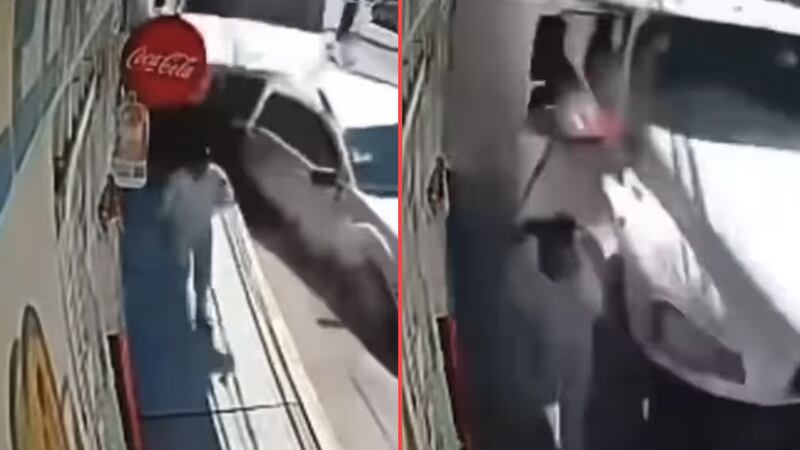 VIDEO: Pipa de gas se queda sin frenos y arrolla a 2 en el Edomex