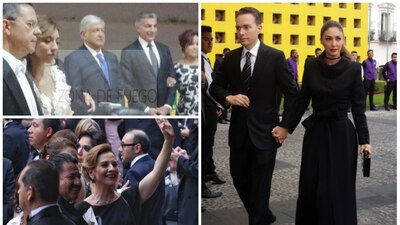 Ellos son algunos de los invitados a la boda de César Yáñez, la mano derecha de AMLO