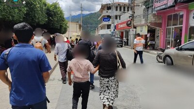 Las comunidades quedaron completamente vacías, pues sus habitantes dejaron todo atrás