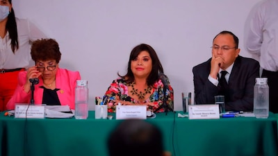 La alcaldesa acudió al Congreso de la CDMX para su comparecencia