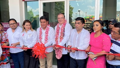 El canciller inauguró una oficina de Enlace Municipal de la Secretaría de Relaciones Exteriores (SRE)