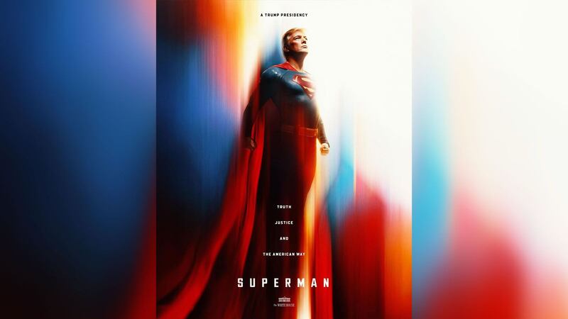 “El símbolo de la esperanza”: La Casa Blanca ‘convierte’ a Trump en Superman con IA