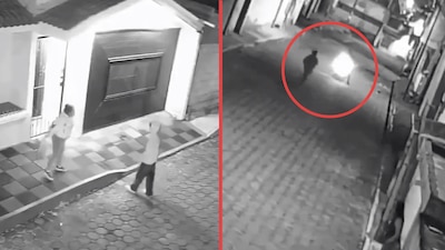 VIDEO: Mujer frustra asalto mientras a gritos pide ayuda en Tlaxcala