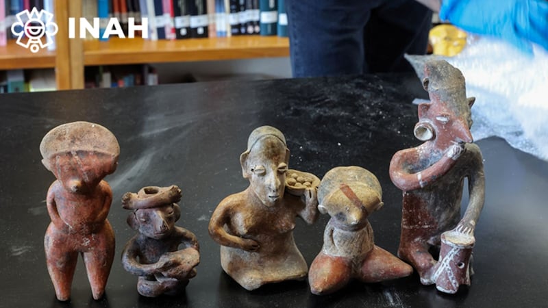 México recibe 160 figuras arqueológicas repatriadas; fueron recuperadas en EU, Francia y Canadá