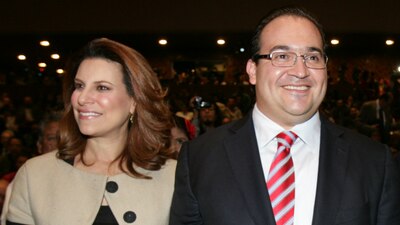 Duarte y su esposa en la presentación de la Cumbre Tajín de 2013