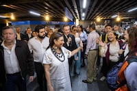 “Quienes critican obras en el Metro son quienes no lo usan”, acusa Brugada