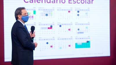 Esteban Moctezuma dio a conocer este miércoles el calendario para las escuelas de educación básica