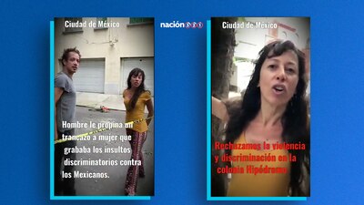 Una mujer y su pareja insultaron a una vecina y trabajadores de la CDMX