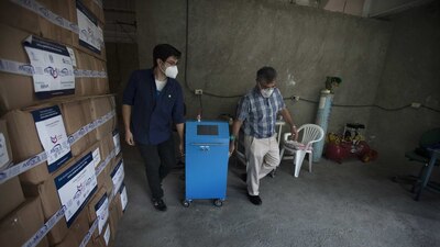 El ventilador, diseñado y fabricado en México, usado para ayudar a enfermos del coronavirus