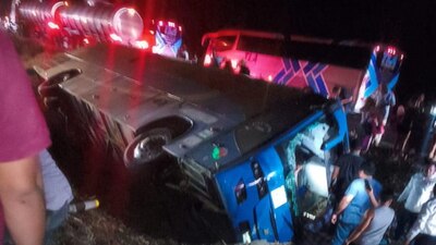 Rocío Nahle confirmó que se trataba de personas que acudían al mitin en CDMX