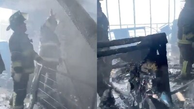 El incendio resultó en daño total de un departamento ubicado en un edificio de la calle Dakota