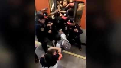 El incidente se habría registrado por el retiro de presuntos vendedores en el Metro