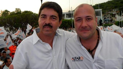 El político de Movimiento Ciudadano (izquierda) fue hallado muerto el domingo