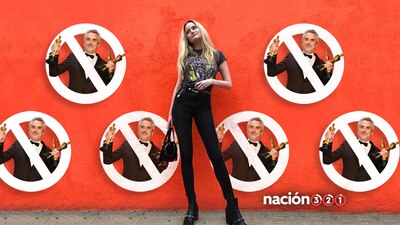 La modelo Simone Holtznagel no quiso sentarse en la misma mesa que Alfonso Cuarón