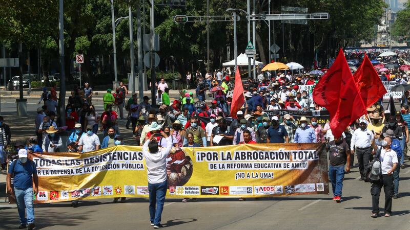 De Salinas a Sheinbaum, así han sido las grandes protestas del  magisterio en México