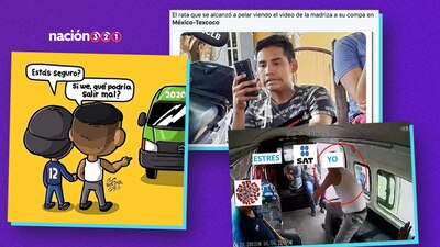 Las redes sociales hicieron los suyo tras el viral video en donde pasajeros de una combi golpean a asaltante