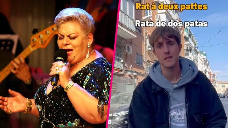 VIDEO: Influencer rinde homenaje a Paquita la del Barrio y canta sus éxitos en francés