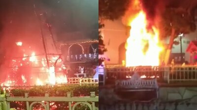 Al parecer el uso de pirotecnia causó el incendio