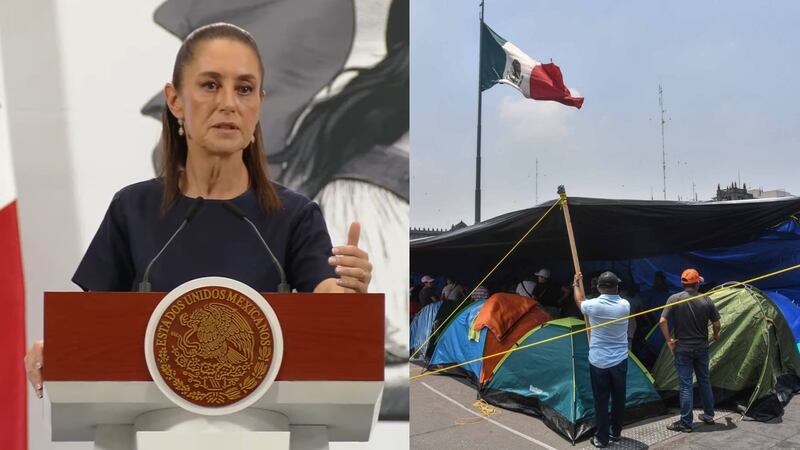 Sheinbaum cancela reunión con la CNTE, tras bloqueos y agresiones a periodistas