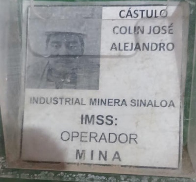 Originario del estado de Michoacán, José Alejandro de 44 años, narra sus peripecias habidas después del derrumbe de la mina el pasado miércoles 25 de marzo.