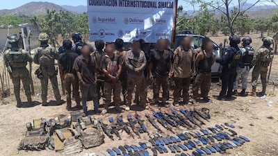 Detenidos en Mazatlán.
