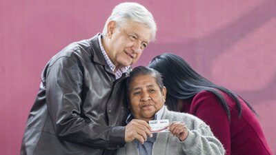 El gobierno les brindará 2 mil 550 pesos bimestralmente