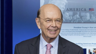 Wilburt Ross en la Casa Blanca el pasado 25 de abril de 2017