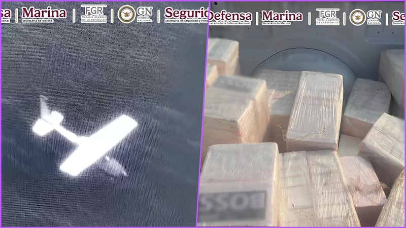 Harfuch informa captura de avioneta clandestina con más de media tonelada de cocaína en Oaxaca